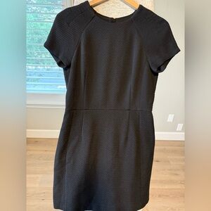Banana Republic Textured Black A line Black Dress from 2014